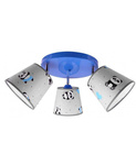 Lampa Sufitowa Dziecięcy Żyrandol z Abażurami Regulowany