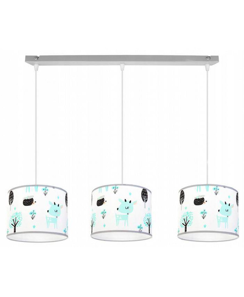 Lampa do pokoju dziecka z abażurem regulowana 