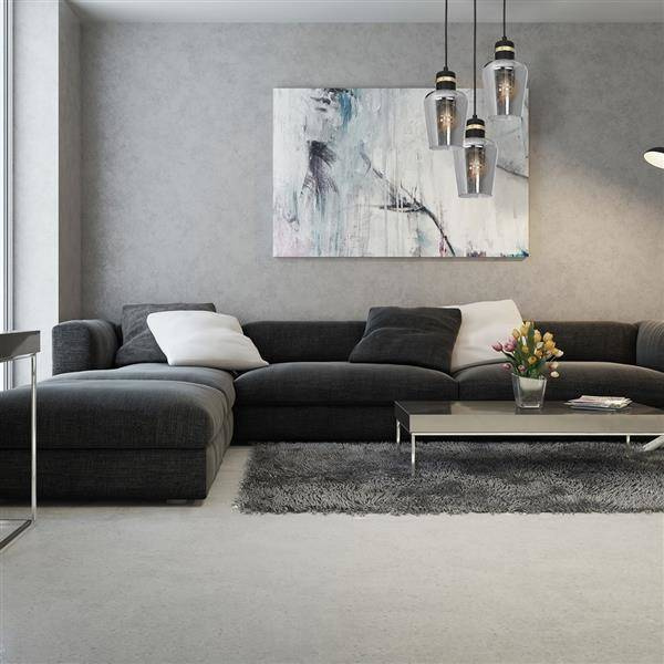 Lampa wisząca koło RICHMOND BLACK / GOLD MLP6541