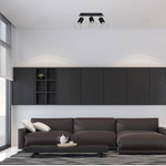 Lampa Sufitowa DANTE, MLP7357, czarny/chrom, 3x8W LED GU10