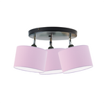 Lampa do pokoju chłopca niebieskie abażury Bajkowy Cylinderek 