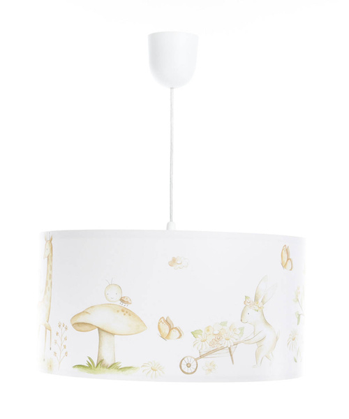Lampa sufitowa do pokoju dziecka w stylu Boho Leśni Przyjaciele 30 cm