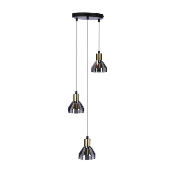 Lampa wisząca złota 3xE14 18cm Gregory 33-78995