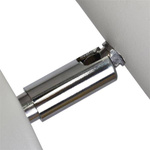 Nowoczesny kinkiet DANI WHITE/CHROME 1xGU10 MLP6225