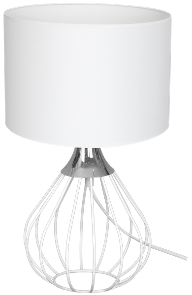 Lampa stołowa KANE WHITE 1xE27 MLP4802
