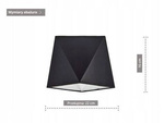 Lampa sufitowa do pokoju dziecka kolorowa Edison Diament 3