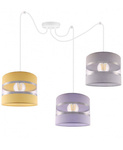  Lampa do pokoju dziecięcego typu pająk, kolorowe abażury