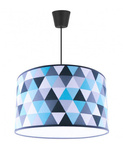 Lampa do pokoju dziecięcego z kolorowym z abażurem   