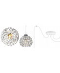 Nowoczesna Lampa Wisząca Typu Pająk SPIDER CRYSTAL 