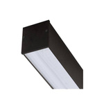 Liniowa lampa wisząca do biura CL OFFICE PRO LED 150 czarna, neutral 4000K szer 151cm