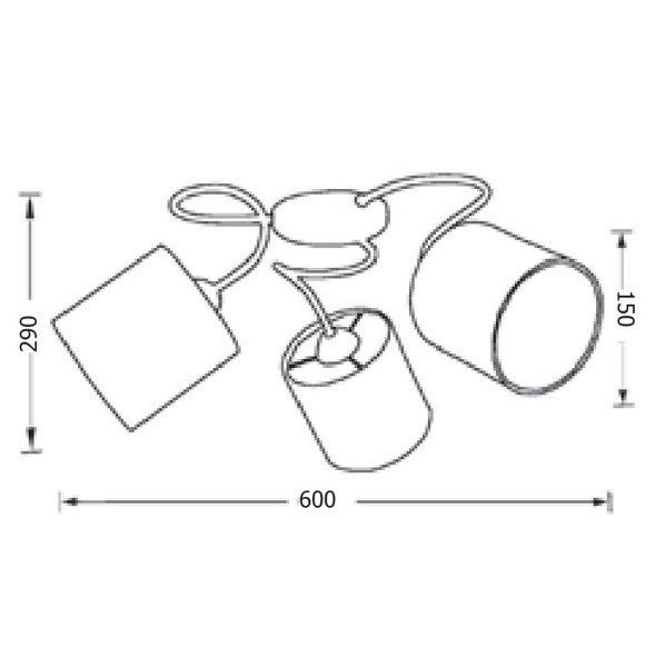 Lampa sufitowa dziecięca BAMBINO 