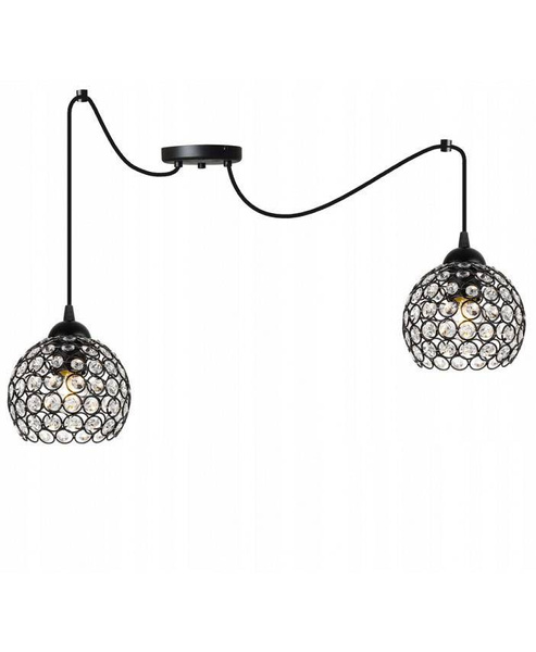 Nowoczesna Lampa wisząca typu Pająk Spider Crystal 3xE27 Led