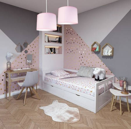 Lampa różowa dla dziewczynki typu pająk PINK 4