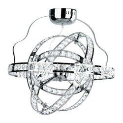 Nowoczesna lampa SATELLITE chrom śr. 55cm