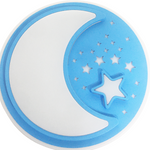 Lampka nocna do pokoju dziecięcego niebieska NOTE BLUE 40W