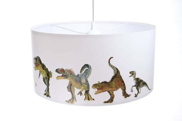 Lampa do pokoju chłopca i dziewczynki dinozaury średnica 50 cm