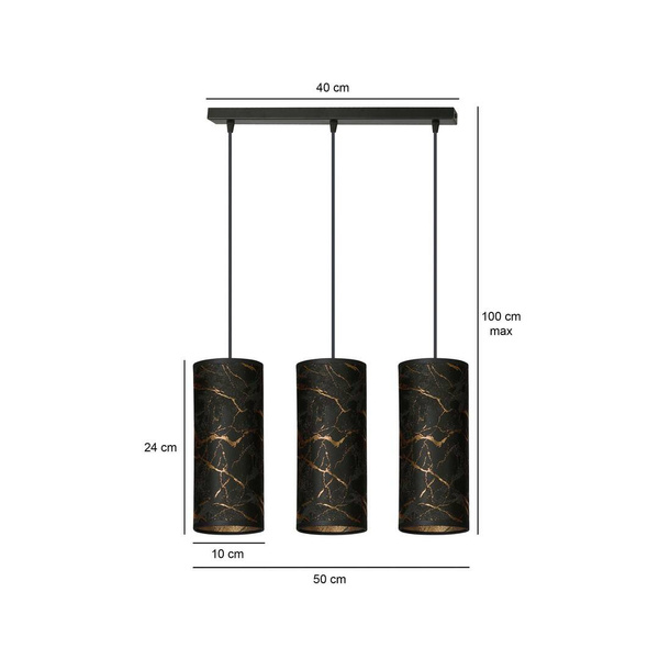 KARLI 3 BL MARBEL BLACK