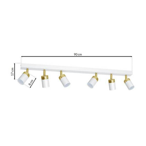 Lampa sufitowa JOKER WHITE/GOLD 6xGU10