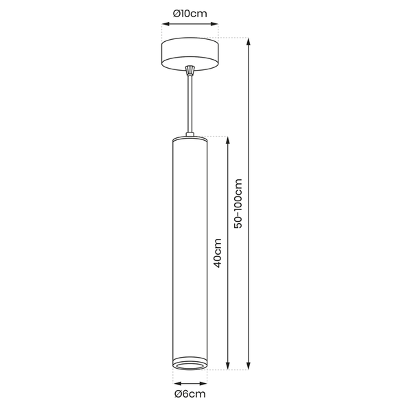 Lampa wisząca PORTER, ML8869, biała, 1x8W GU10, IP44
