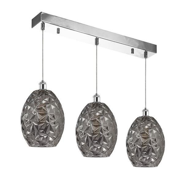 Nowoczesna lampa wisząca listwa BELIZE chrom ML5487