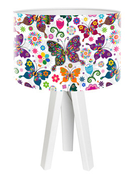 Lampka do pokoju dziewczynki Motylki