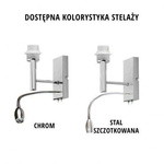 Nowoczesna lampa na ścianę SALEM GOLD