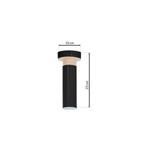 Nowoczesna lampa Sufitowa Pedro Black 1xGU10 MLP4263