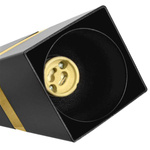 Nowoczesna lampa sufitowa VIDAR BLACK/GOLD 3xGU10 MLP6278