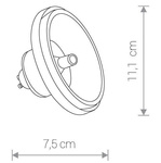 Reflector COB ES111 / GU10 12W neutralna 4000K