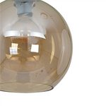Nowoczesna lampa wisząca pojedyncza SOFIA AMBER 1xE27