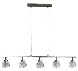 Lampa sufitowa Candellux 35-04607 Gira 5X40W G9 satyna nikiel