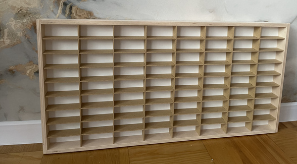 Półka na resoraki Hot Wheels drewniana organizer do pokoju dziecka 72B
