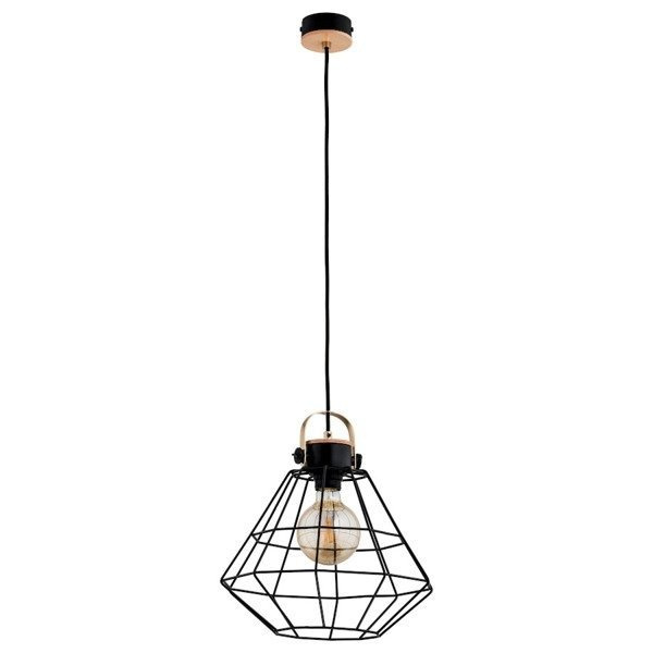 Lampa sufitowa TREFL I czarny śr. 30cm