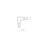 Łącznik kątowy 90 stopni CTLS POWER L CONNECTOR LEFT WHITE (L-L)