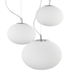 Trzypunktowa lampa wisząca NUAGE kule 7027