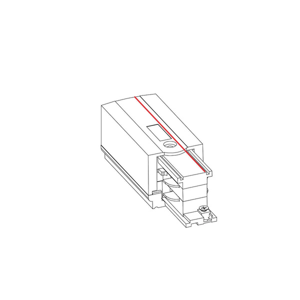 Końcówka zasilająca CTLS POWER END CAP LEFT BLACK (PE-L)