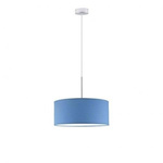 Lampa sufitowa do pokoju dziecka z abażurem 40 cm Tęczowy Cylinder 3xE27