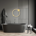 Lampa sufitowa/ścienna SATURNO, złota, 25W LED, barwa neutralna 4000K, ML8859