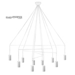 Lampa wisząca nad stół  IMBRIA WHITE X 10pkt