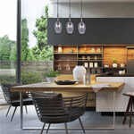 Stylowa lampa wisząca TANGO SMOKED  ML6166