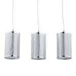 Lampa wisząca listwa MASSIMO chrom szer. 75cm