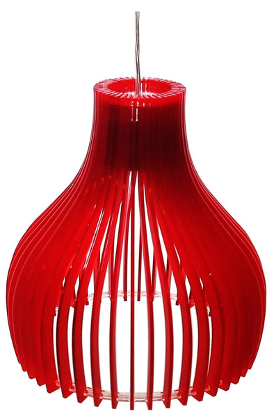 LAMPA SUFITOWA WISZĄCA CANDELLUX BUREN 31-50253  E27  CZERWONY