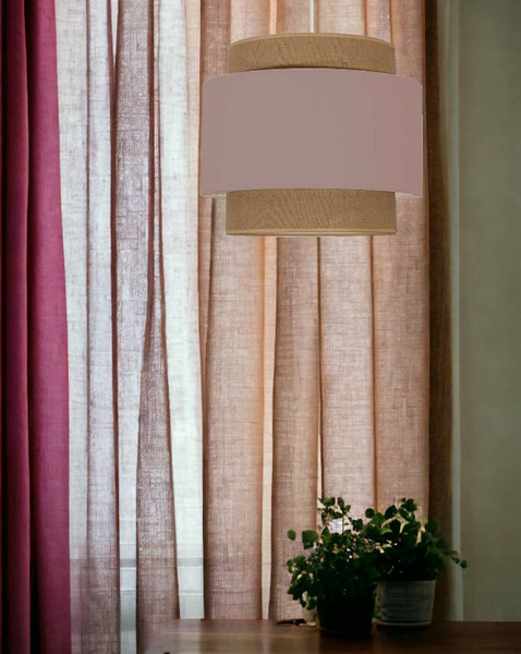 Lampa wisząca do pokoju dziecka w stylu Boho Cappuccino 2xE27