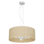 Lampa wisząca MARSHALL, MLP7490, biały/rattan, 3x60W E27 