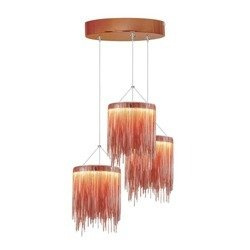 Designerska lampa wisząca CASCATA COPPER ML3800 54W LED