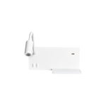 Lampa nocna z półką SHELF WHITE LED 4W+5W+2W ML6343