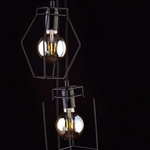 Lampa vintage FIORD III zwis retro