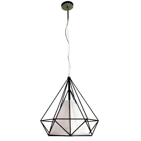 Lampa wisząca z drutu TRIANGOLO  śr.45cm