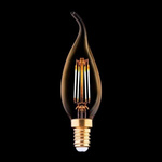 Żarówka FILAMENT LED E14 4W ciepła 2200K świeczka płomyk VINTAGE