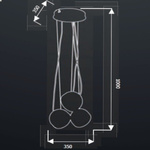 Lampa wisząca RON BLACK